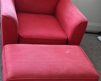 chair and foot stool