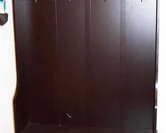 entry way coat rack and seat