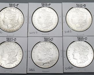 Choice Morgan Silver Dollars