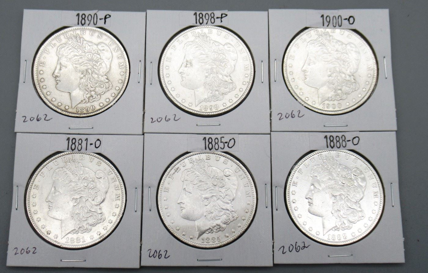 Choice Morgan Silver Dollars