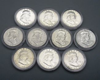 Uncirculated Franklin Half Dollars