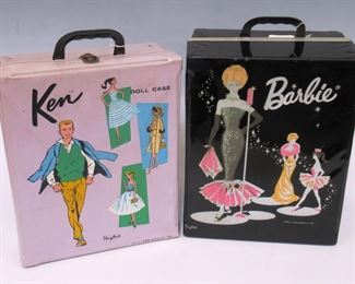 1960's Barbie & Ken Doll Cases