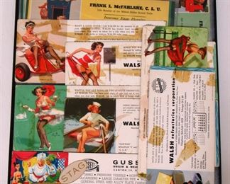 Gil Elvgren & Lawson Wood Calendar Cards