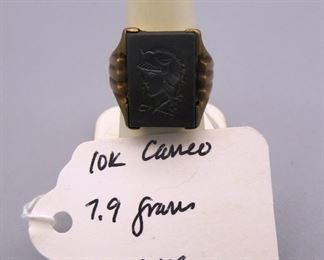 10k Gold Cameo Ring