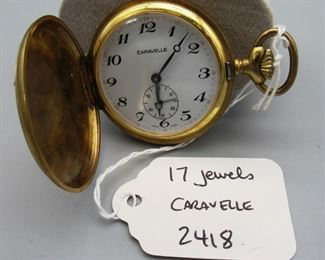 Caravelle Pocket Watch 17 Jewels