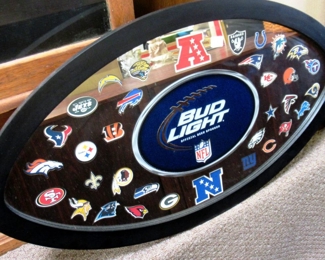 Bud :ight NFL Wall Hanger