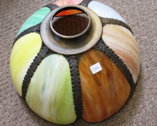 Slag Glass Lamp Shade