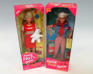 Coca-Cola Party Barbie & Coca-Cola Picnic Barbie