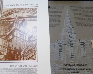 Signed Cleveland Calendars