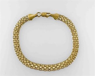 Fine Italian 14K Yellow Gold Bracelet
