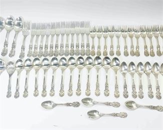 Fine Reed & Barton Sterling Silver Flatware 2861 Grams

