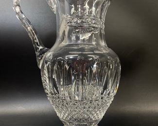 Fine St Louis France Crystal Tommy Water Pitcher Jug 11"
