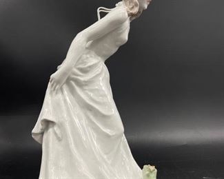 ROSENTHAL  German PORCELAIN FROSCHKONINGIN SIGNED GRONAU ART DECO 1920 PRINCESS ANS FROG KISS FIGURINE
