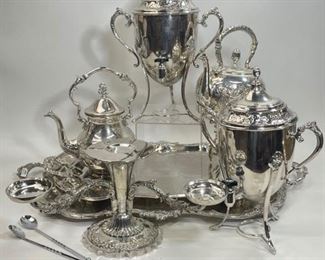 Vintage International Silver Plated  tea set Made in India
