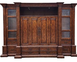 High Quality Massive 4 Piece Wall Unit Bookcase Display Shelf Unknown Maker
