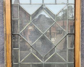 Antique Leaded Glass Window
