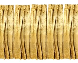 Vintage Silk Fabric Textile Yardage - Great for Upholstery!
