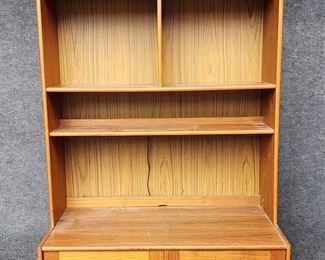 Mid Century Modern 2 Piece Teak Cabinet
