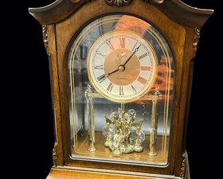 Bulova B1845 Durant Chiming Clock, Walnut
