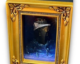 Disney Dream Yacht Collectible Light up Frame
