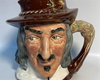 Vintage Royal Doulton English Toby Jug 300th Anniversary of Compleat Angler - Izaak Walton D6404
