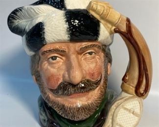 Vintage Royal Doulton English Toby Jug - Trapper D6609
