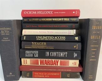 Assortment of War Story Books - What Every Army Wife Should Know, Warday, The War Of Atonement, and More
