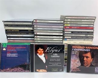 Music CDs - Howard Hanson, Schubert, Helmut Lotti, Sousa, Gorecki, Handel, Mendelssohn, and More
