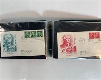 Vintage 1950s First Day of Issue Stamps and Envelopes - 100th Anniversary Nebraska Territory-Kansas Territory, In God We Trust, 300th Anniversary New York City, 50th Anniversary of The Trucking Industry and More
