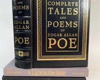 The Complete Works of Edgar Allan Poe and Where The Sidewalk Ends/A Light In The Attic by Shel Silverstein Collected Poems Books
