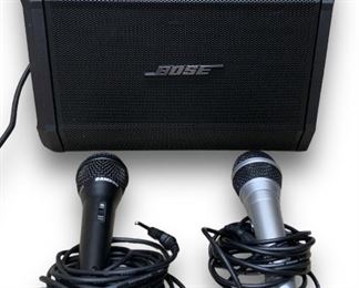 Bose Multi-Position PA System Model: S1 Pro w/ x2 Bonus Microphones Including a: Samson R10S and a Unbranded Grey Microphone
