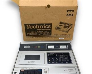 Technics By Panasonic High Fidelity Cassette Deck w/ Dolby System Model: RS-263US
