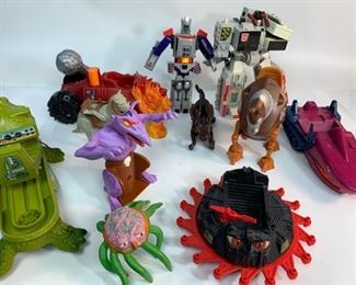 Vintage 1980s Toys - 1980s G1 Transformers Megatron and Metroplex, 1983 He-Man MOTU Toys and More
