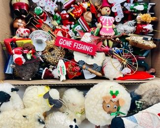 Vintage Assorted Christmas Ornaments
