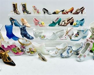 Andrea Japan, J.L. Barnum, Pamela Right Interiors, Formalities By Baum Bross, And Many Other Assorted Decorative Heels And Shoe Collectible Lot
