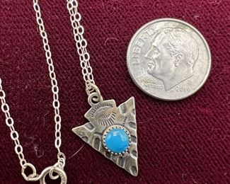 Sterling and turqoise