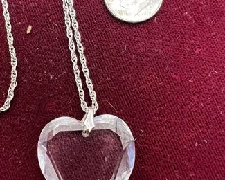 Sterling and crystal