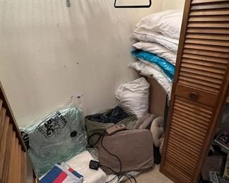 pillows and blankets