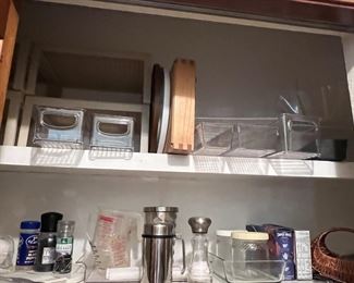 Fridge organizers etc