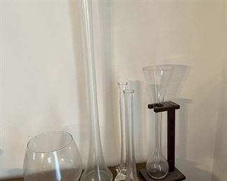 Tall vases Extra large glasses