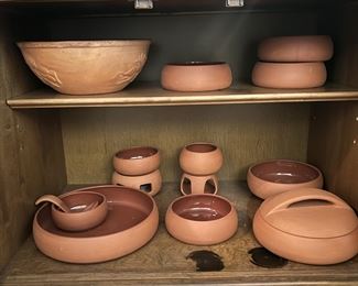 Terracotta dishes 