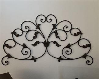 Large metal wall pieces