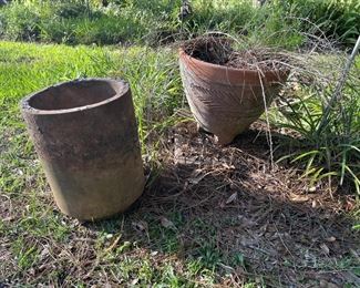 Large ceramic pots