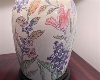 Matching porcelain lamps