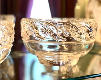 1 of 2 Tiffany crystal bowl