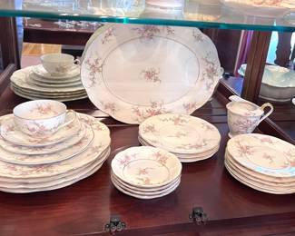 6pc place setting for 4 - Theodore Baviland "Rosalinde" dishes - Just in time for the holidays