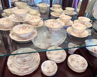 6pc place setting for 4 - Theodore Baviland "Rosalinde" dishes - Just in time for the holidays