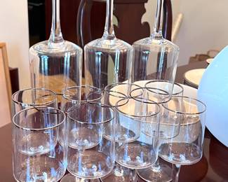 3 Sizes Lenox stemmed glasses - 12 pc set in each size