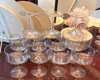 3 Sizes Lenox stemmed glasses - 12 pc set in each size