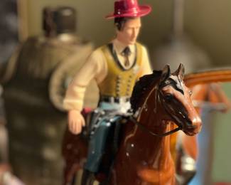1950's Hartland Wyatt Earp Cowboy and horse